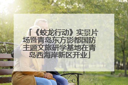 《蛟龙行动》实景片场暨青岛东方影都国防主题文旅研学基地在青岛西海岸新区开业