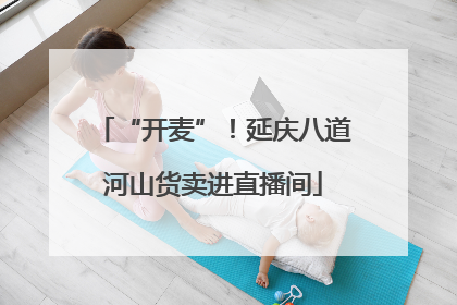 “开麦”！延庆八道河山货卖进直播间