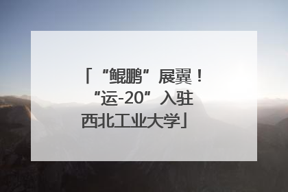 “鲲鹏”展翼！“运-20”入驻西北工业大学