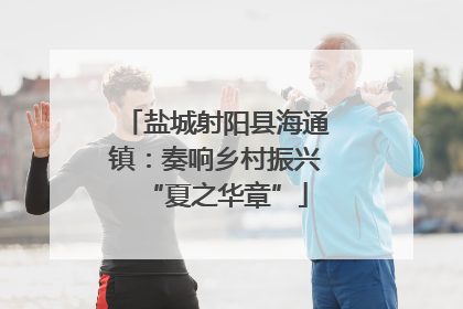 盐城射阳县海通镇：奏响乡村振兴“夏之华章”
