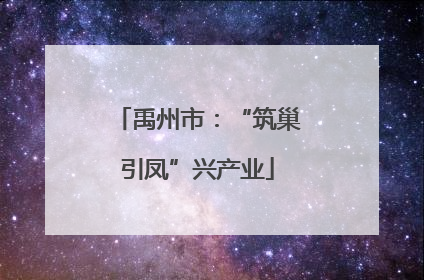 禹州市：“筑巢引凤”兴产业