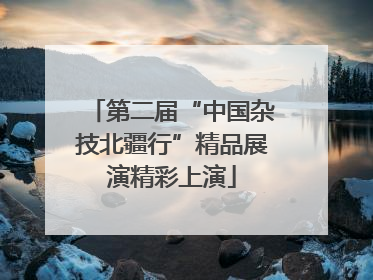 第二届“中国杂技北疆行”精品展演精彩上演