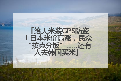 给大米装GPS防盗！日本米价高涨，民众“按克分饭”……还有人去韩国买米