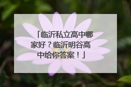 临沂私立高中哪家好？临沂明谷高中给你答案！