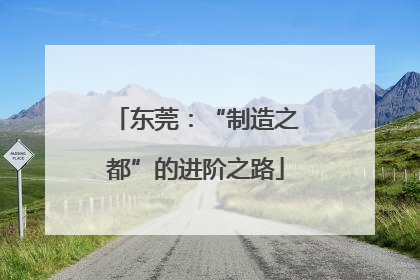 东莞：“制造之都”的进阶之路