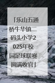 乐山五通桥牛华镇二码头小学2025年校园足球联赛圆满收官