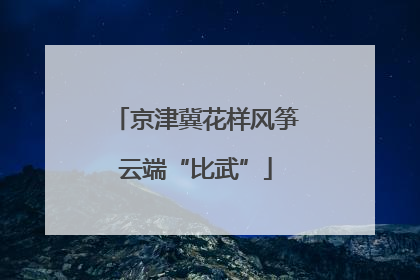 京津冀花样风筝云端“比武”
