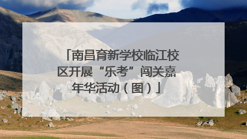 南昌育新学校临江校区开展“乐考”闯关嘉年华活动（图）