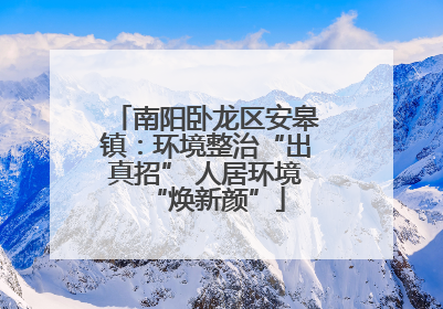 南阳卧龙区安皋镇：环境整治“出真招” 人居环境“焕新颜”
