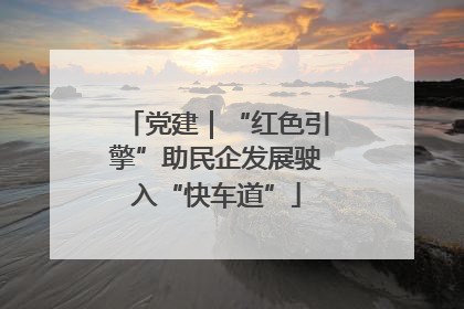 党建｜“红色引擎”助民企发展驶入“快车道”