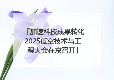 加速科技成果转化 2025低空技术与工程大会在京召开