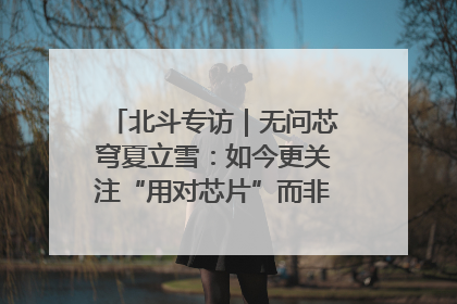 北斗专访｜无问芯穹夏立雪：如今更关注“用对芯片”而非“用贵芯片”