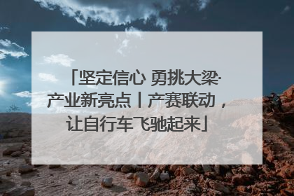 坚定信心 勇挑大梁·产业新亮点丨产赛联动，让自行车飞驰起来