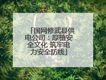 国网修武县供电公司：厚植安全文化 筑牢电力安全防线