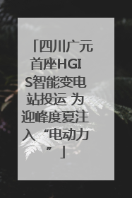 四川广元首座HGIS智能变电站投运 为迎峰度夏注入“电动力”