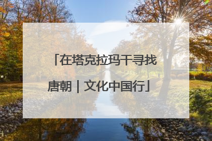 在塔克拉玛干寻找唐朝｜文化中国行