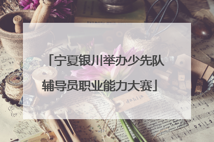 宁夏银川举办少先队辅导员职业能力大赛