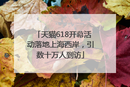 天猫618开幕活动落地上海西岸，引数十万人到访