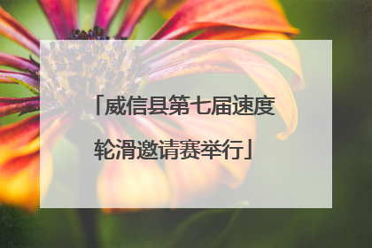 威信县第七届速度轮滑邀请赛举行