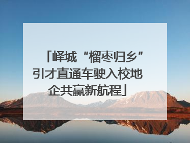 峄城“榴枣归乡”引才直通车驶入校地企共赢新航程