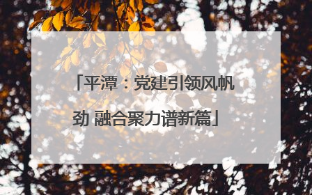 平潭：党建引领风帆劲 融合聚力谱新篇