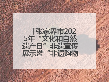 张家界市2025年“文化和自然遗产日”非遗宣传展示暨“非遗购物节”活动在慈利县盛大启幕