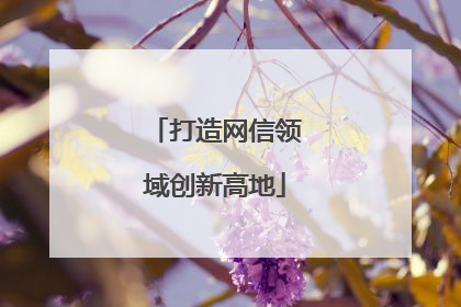 打造网信领域创新高地