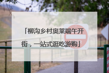 柳沟乡村奥莱端午开街，一站式逛吃游购