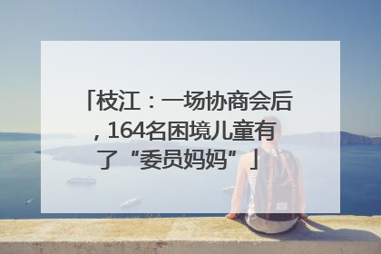 枝江：一场协商会后，164名困境儿童有了“委员妈妈”