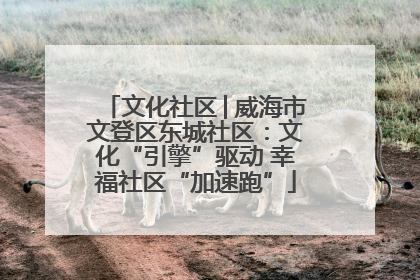 文化社区│威海市文登区东城社区：文化“引擎”驱动 幸福社区“加速跑”