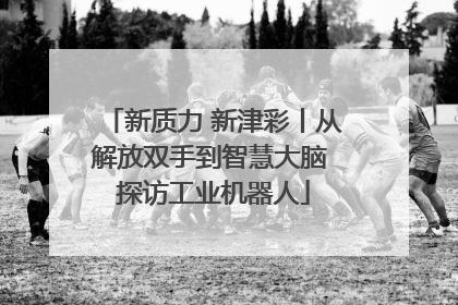 新质力 新津彩丨从解放双手到智慧大脑 探访工业机器人