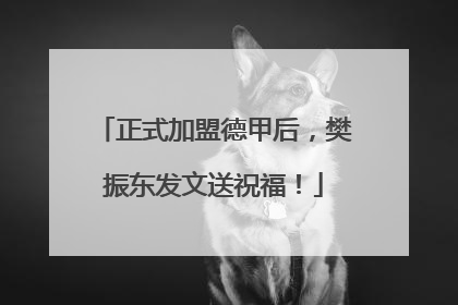 正式加盟德甲后，樊振东发文送祝福！