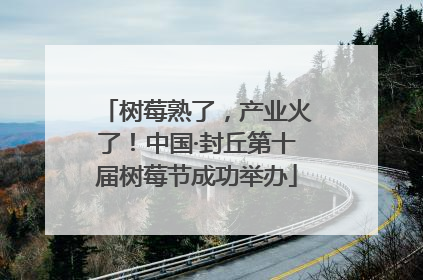 树莓熟了，产业火了！中国·封丘第十届树莓节成功举办