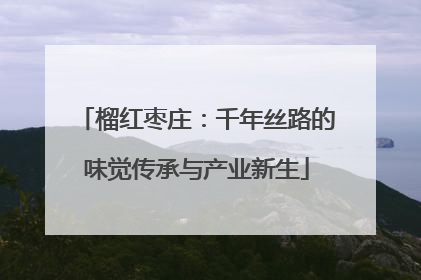榴红枣庄：千年丝路的味觉传承与产业新生