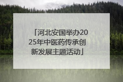 河北安国举办2025年中医药传承创新发展主题活动