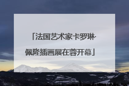 法国艺术家卡罗琳·佩隆插画展在蓉开幕