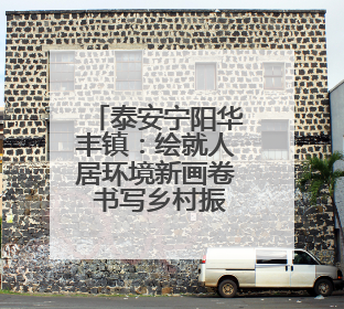 泰安宁阳华丰镇：绘就人居环境新画卷 书写乡村振兴新篇章