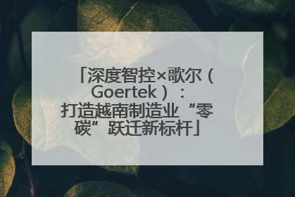 深度智控×歌尔（Goertek）：打造越南制造业“零碳”跃迁新标杆