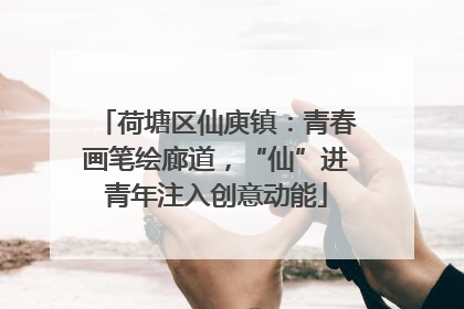 荷塘区仙庾镇：青春画笔绘廊道，“仙”进青年注入创意动能