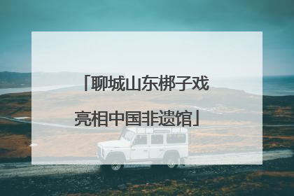 聊城山东梆子戏亮相中国非遗馆