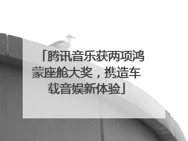 腾讯音乐获两项鸿蒙座舱大奖，携造车载音娱新体验