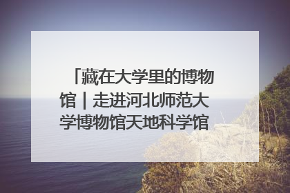 藏在大学里的博物馆｜走进河北师范大学博物馆天地科学馆：在校园里赴一场“宇宙之约”