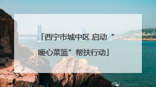 西宁市城中区 启动“暖心菜篮”帮扶行动