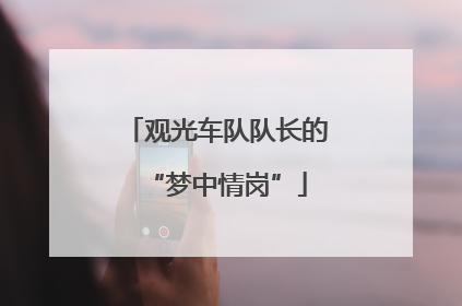 观光车队队长的“梦中情岗”