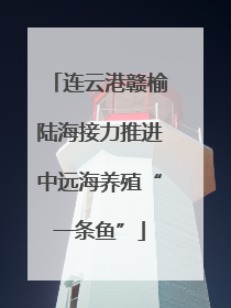 连云港赣榆陆海接力推进中远海养殖“一条鱼”