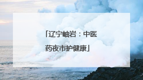辽宁岫岩：中医药夜市护健康