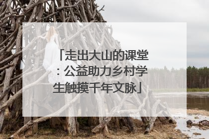 走出大山的课堂：公益助力乡村学生触摸千年文脉