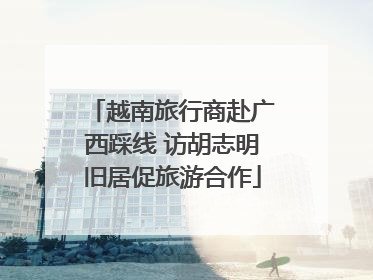越南旅行商赴广西踩线 访胡志明旧居促旅游合作