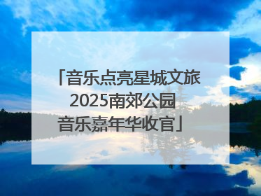 音乐点亮星城文旅 2025南郊公园音乐嘉年华收官
