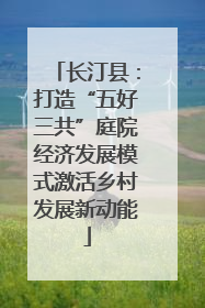 长汀县：打造“五好三共”庭院经济发展模式激活乡村发展新动能